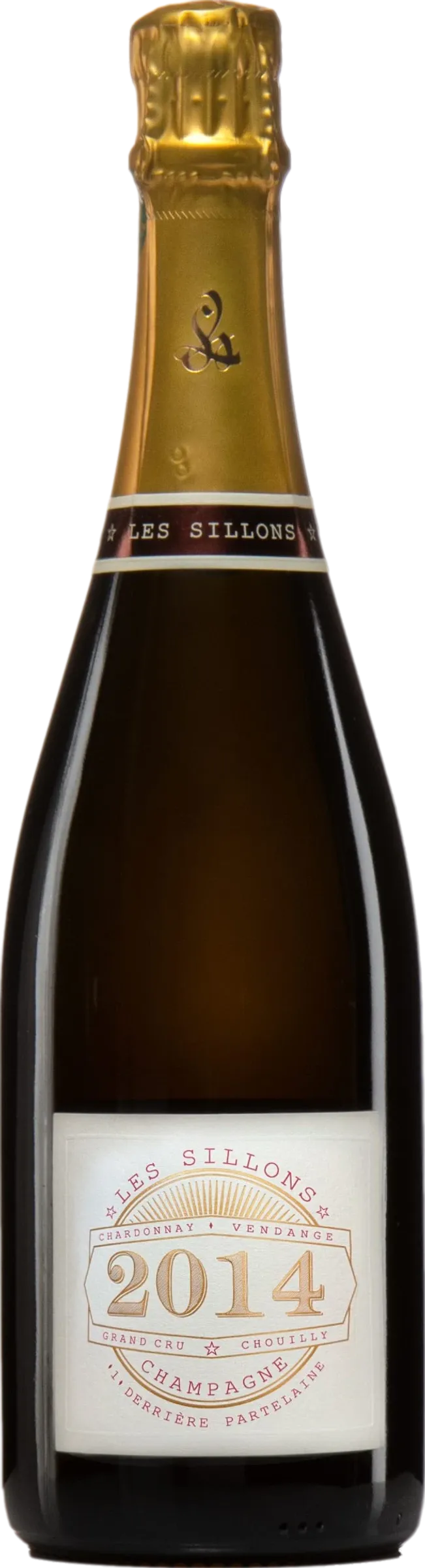 Vrijstaande Mousserend – Legras et Haas – Blanc de Blancs Les Sillons Grand Cru (2014) zonder achtergrond