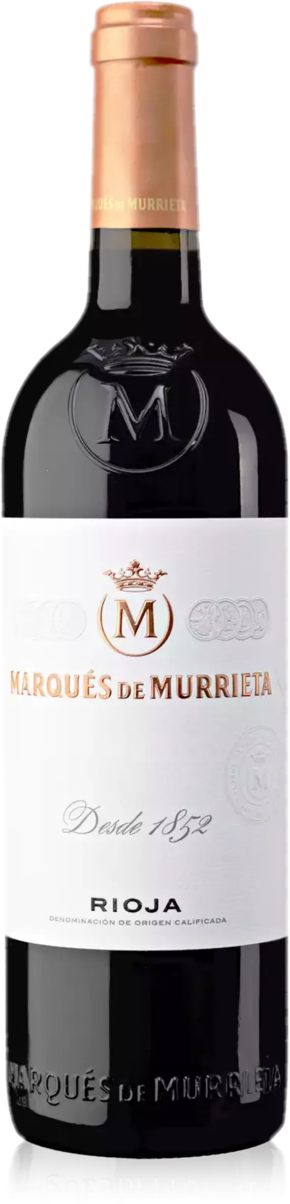 🫙 Marques de Murrieta - Reserva Finca Ygay (2020): transparante flesweergave van rode wijn uit Rioja