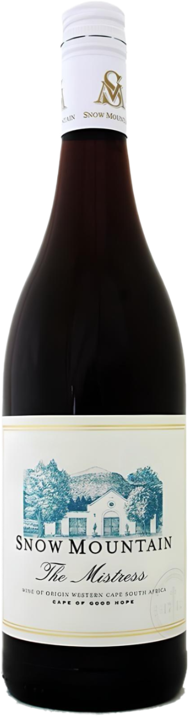 Packshot: SnowMountain - "The Mistress" Pinot Noir (2021) (pinot noir) transparant weergegeven