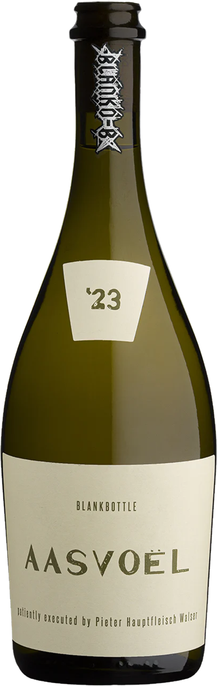 Aasvoel 2023 fles transparant - witte wijn Blank Bottle