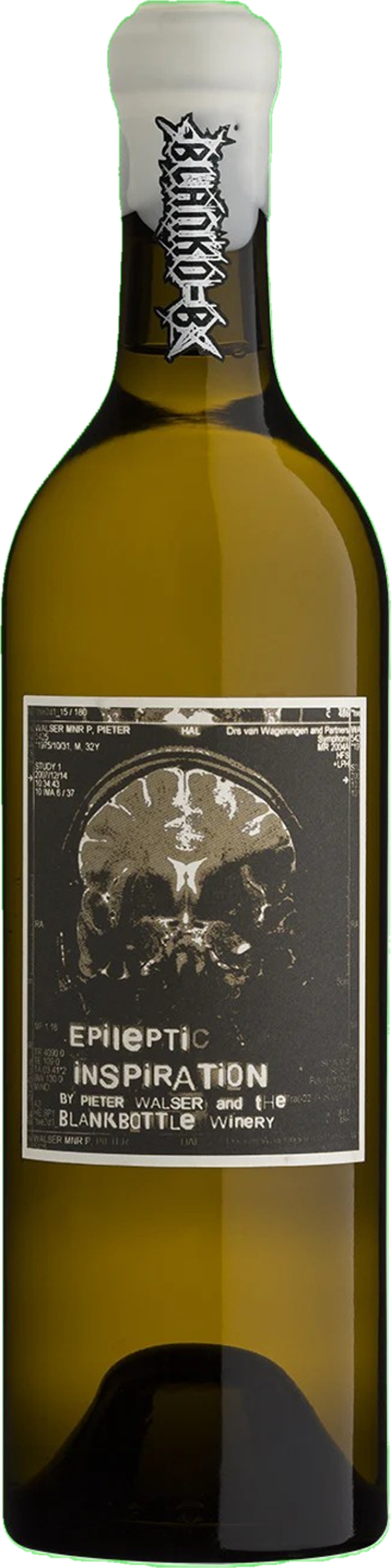 Blank Bottle Epileptic Inspiration 2023 fles transparant – witte wijn Blank Bottle