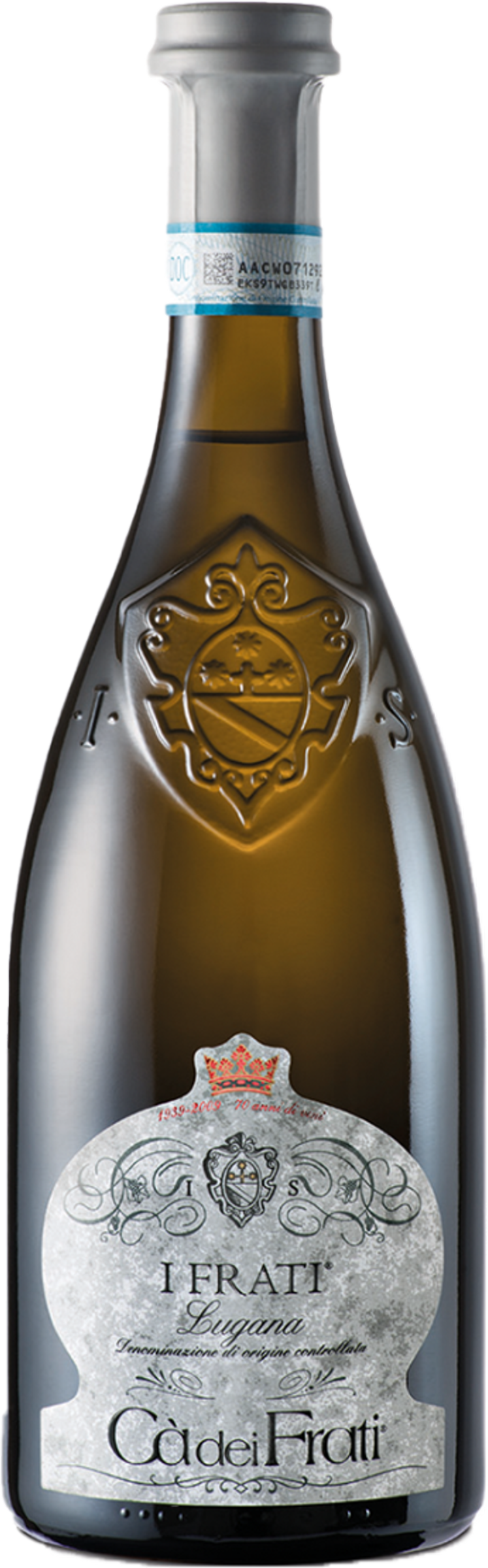 I Frati 2024 - witte wijn tegen gouden achtergrond premium