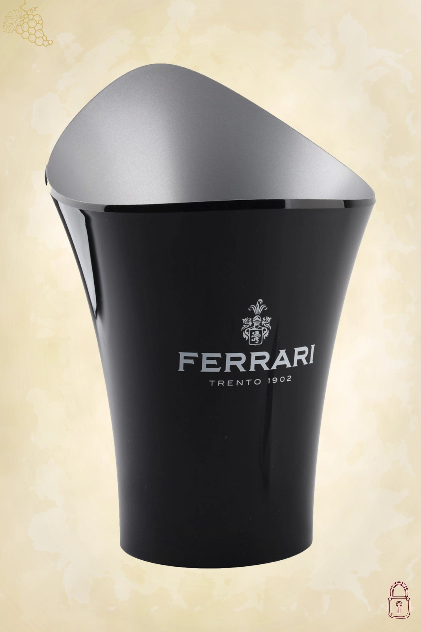 Ferrari Vela black ice bucket single bottle lifestyle