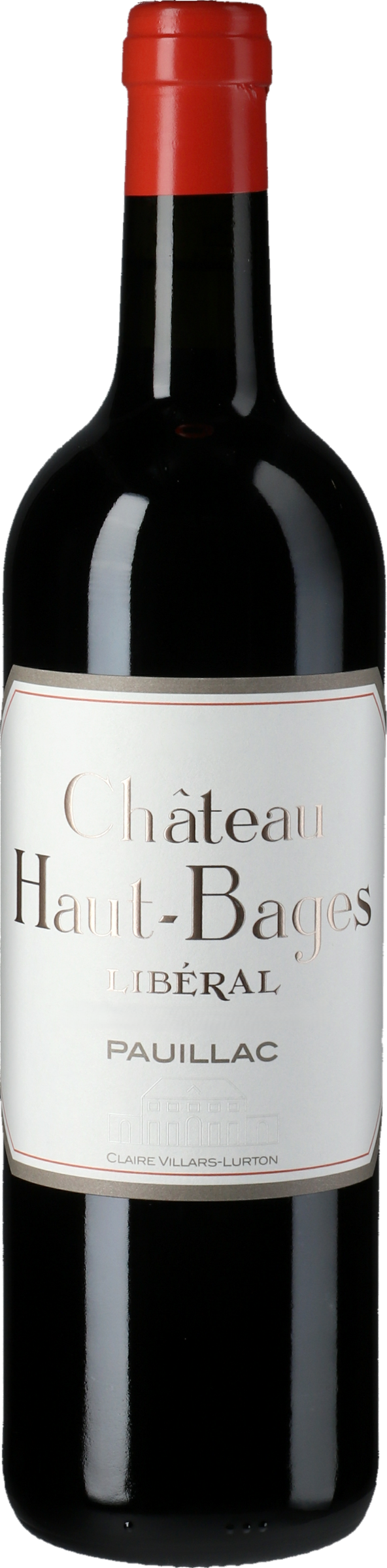 La Chapelle de Haut-Bages Libéral 2020 tegen bordeaux achtergrond – elegante rode wijn