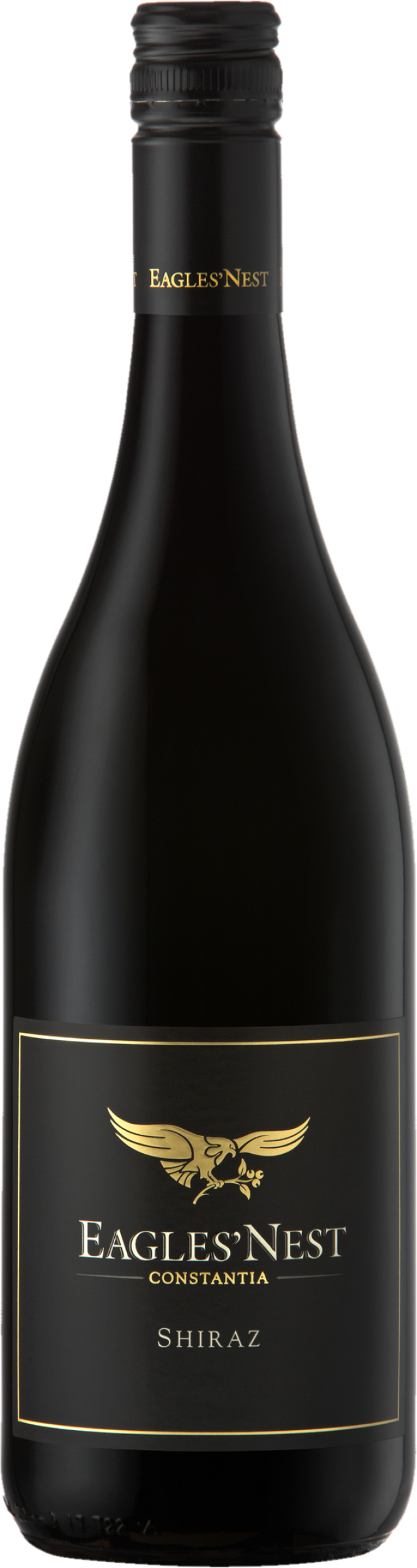 Eagles’ Nest Shiraz 2020 tegen bordeaux achtergrond – premium rode wijn