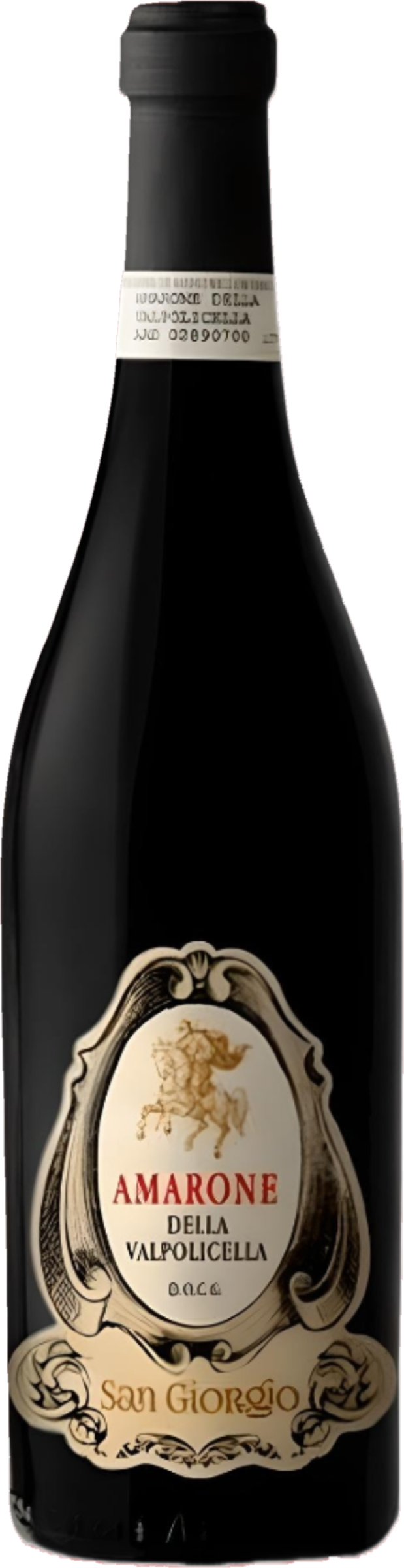 San Giorgio Amarone della Valpolicella 2021 tegen bordeaux achtergrond – premium rode wijn