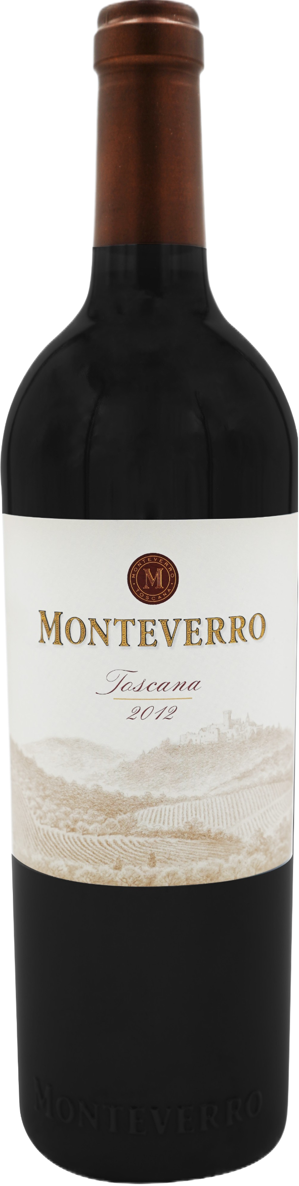 Monteverro Monteverro IGT 2012 tegen bordeaux achtergrond – premium rode wijn