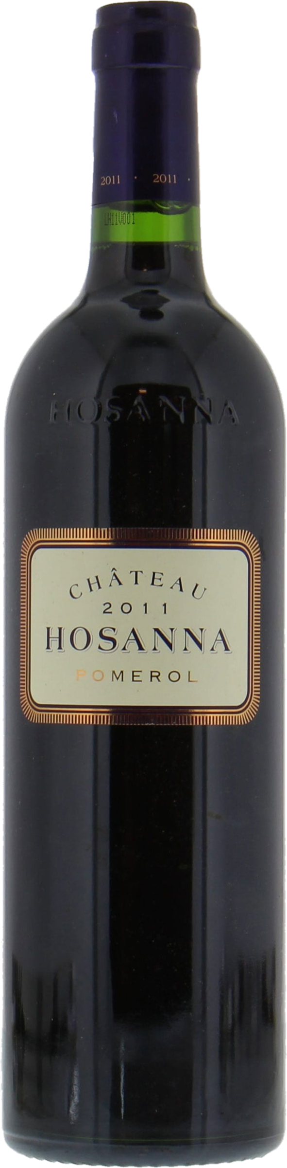 Château Hosanna Hosanna 2011 tegen bordeaux achtergrond – premium rode wijn