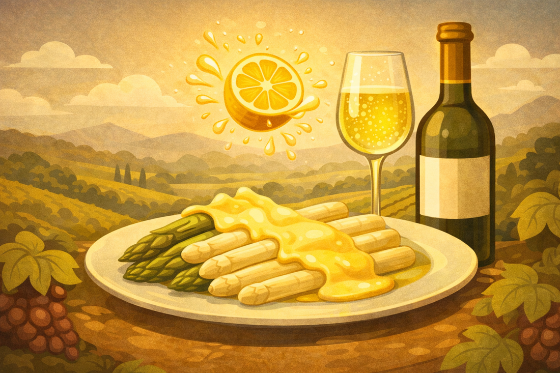 Kan Riesling bij asperges met hollandaise? Daarom werken frisse zuren zo goed