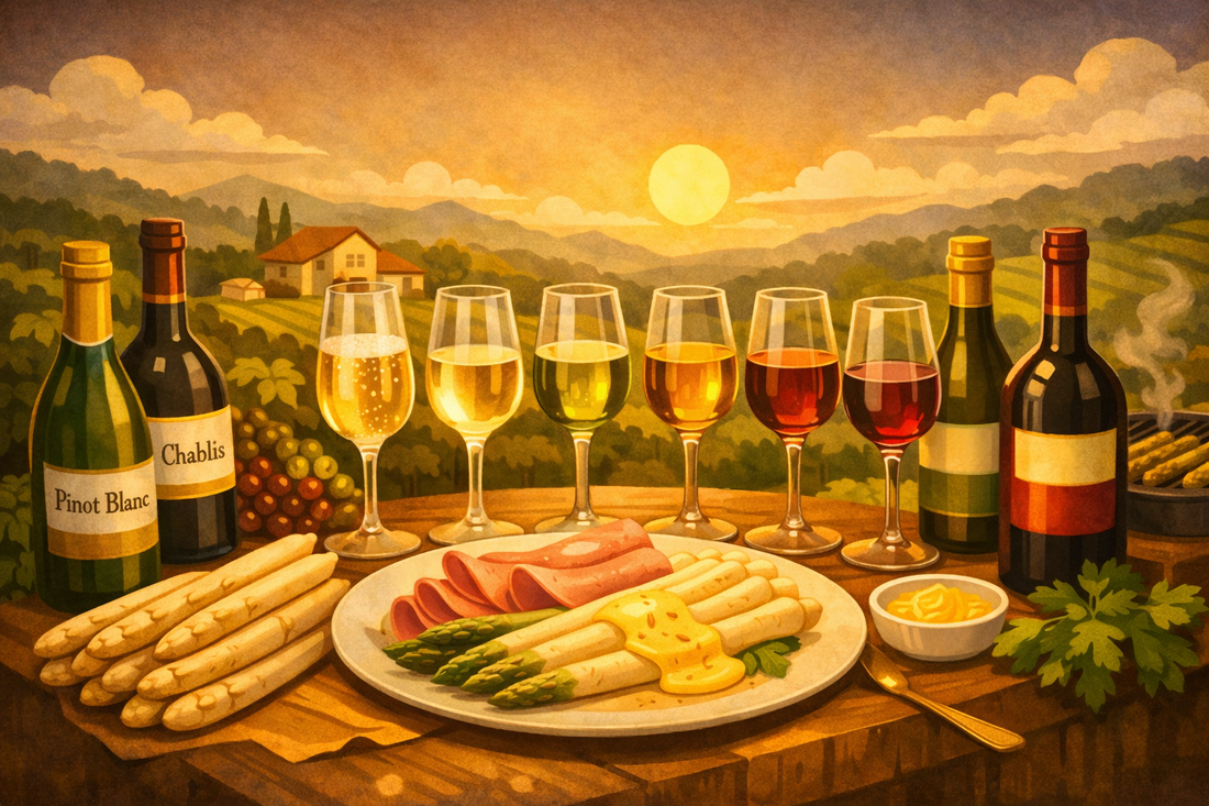 Wijn bij asperges: 7 stijlen die echt werken en waarom