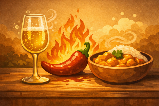 Gewürztraminer bij pittig eten: waarom deze aromatische wijn juist goed werkt