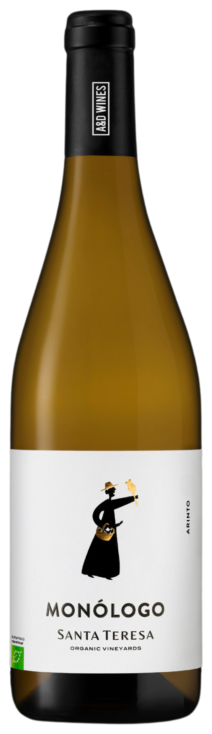 A&D Wines – Monologo Arinto BIO (2023) fles transparant – wit wijn van A&D Wines