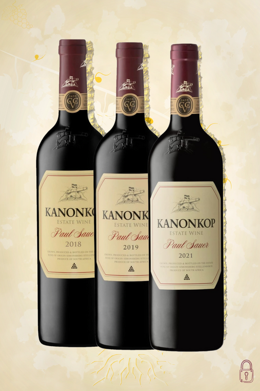 Kanonkop Paul Sauer Vertical 2018, 2019 en 2021 – rode wijn uit Stellenbosch