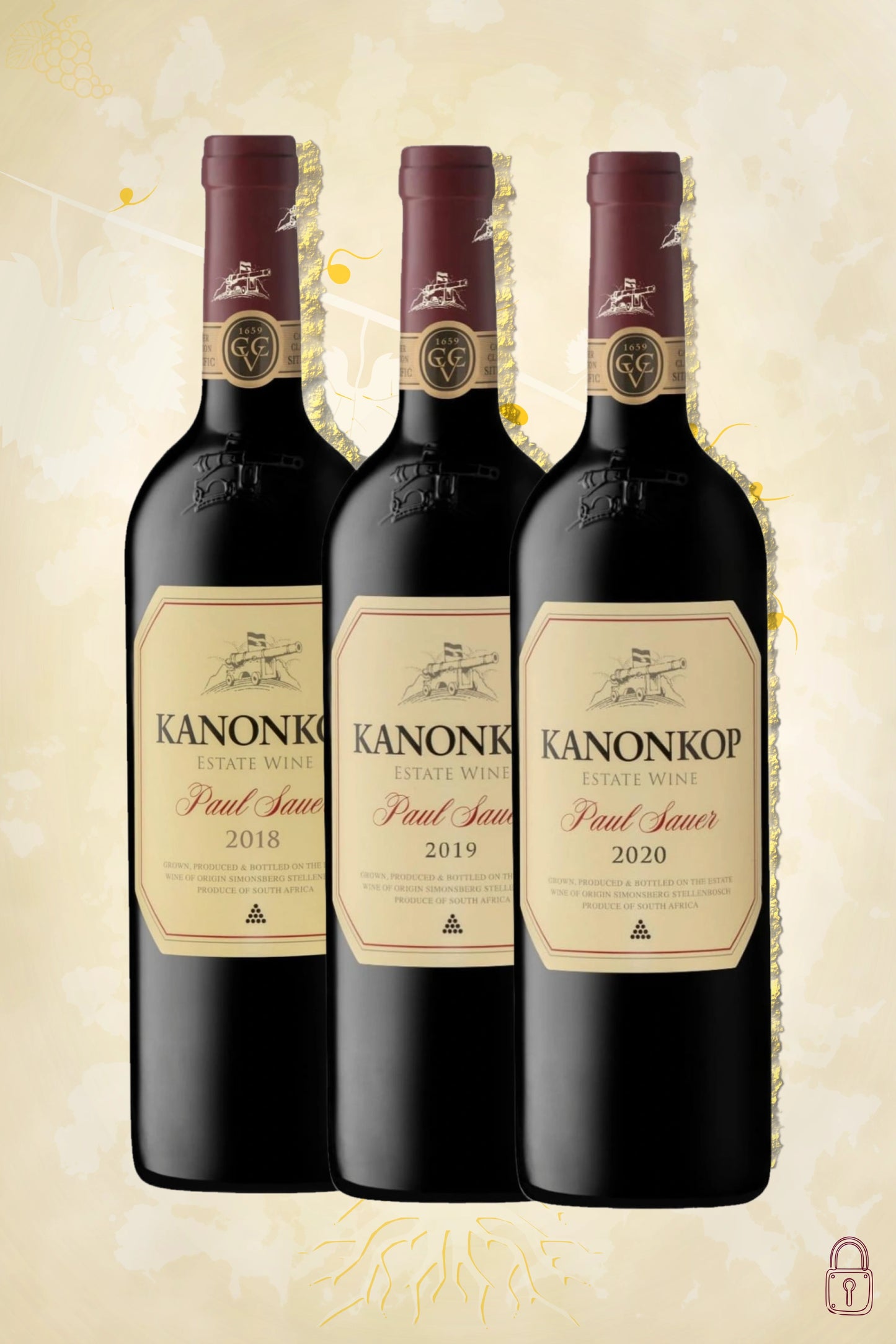 Kanonkop Paul Sauer Vertical 2018 2019 2020 – rode wijn uit Stellenbosch, Zuid-Afrika