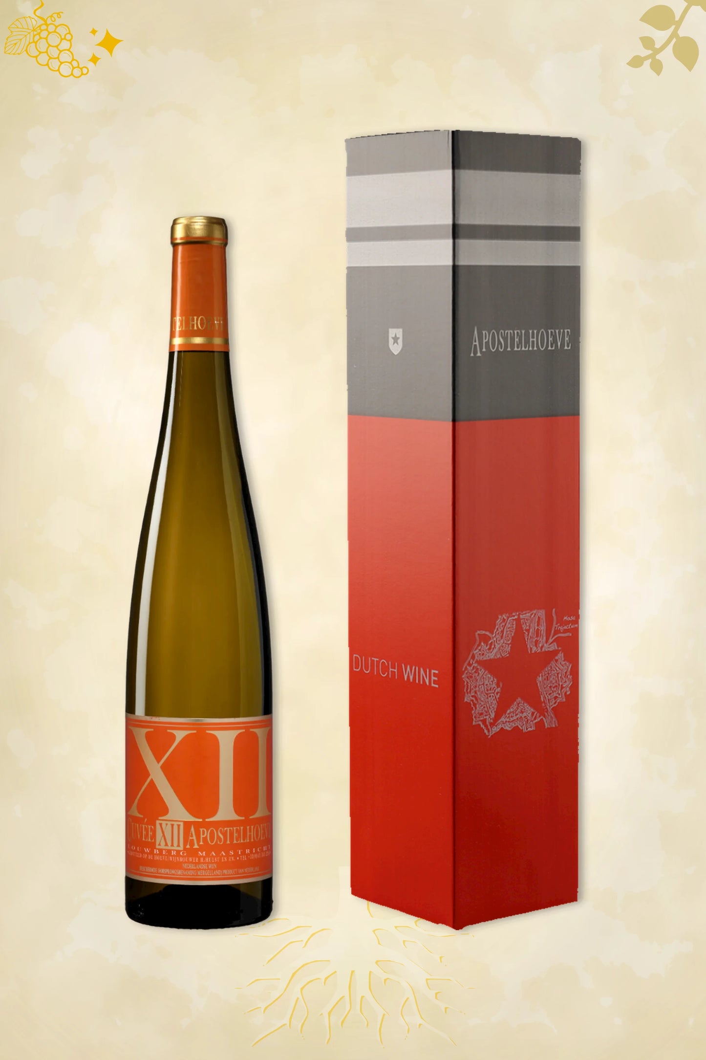 Apostelhoeve Cuvee XII met geschenkverpakking - productfoto