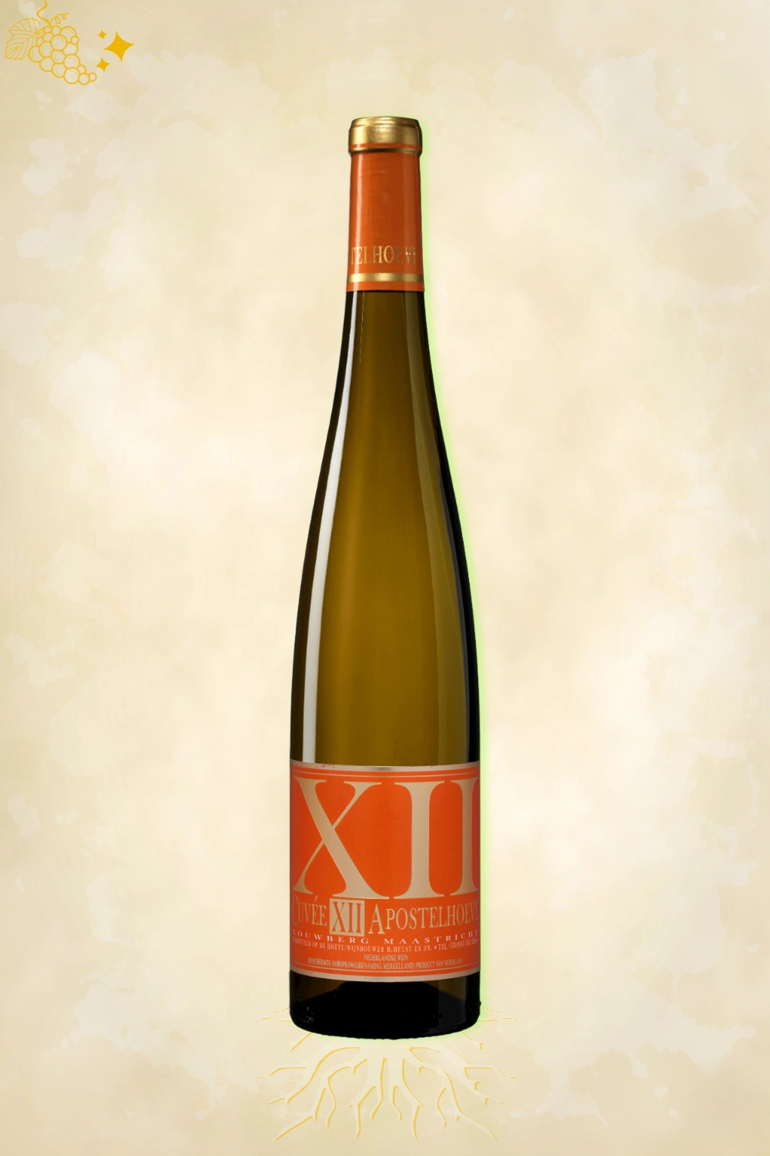Fles Apostelhoeve Cuvée XII 2023 – witte wijn uit Nederland