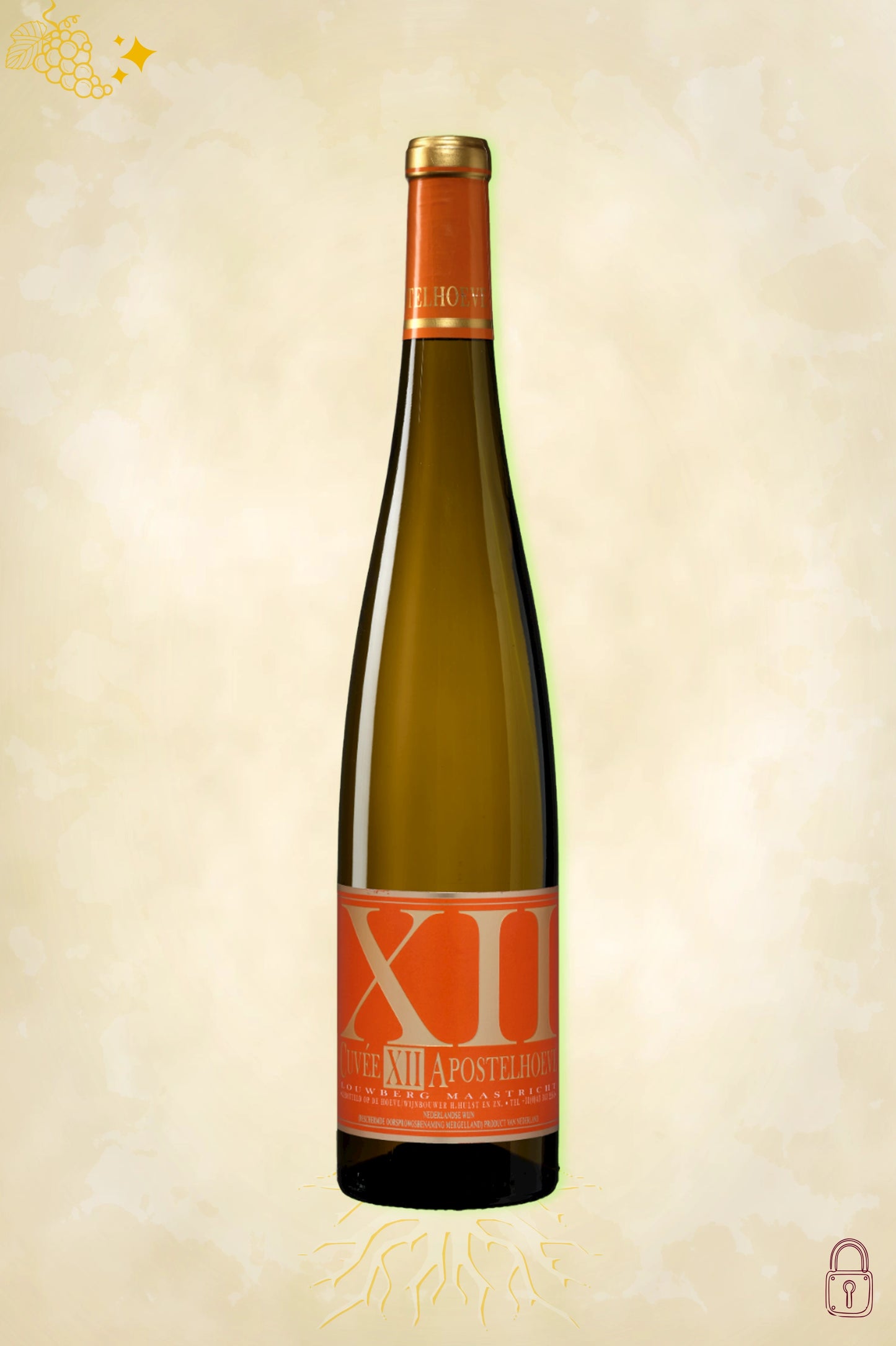Fles Apostelhoeve Cuvée XII 2023 – witte wijn uit Nederland