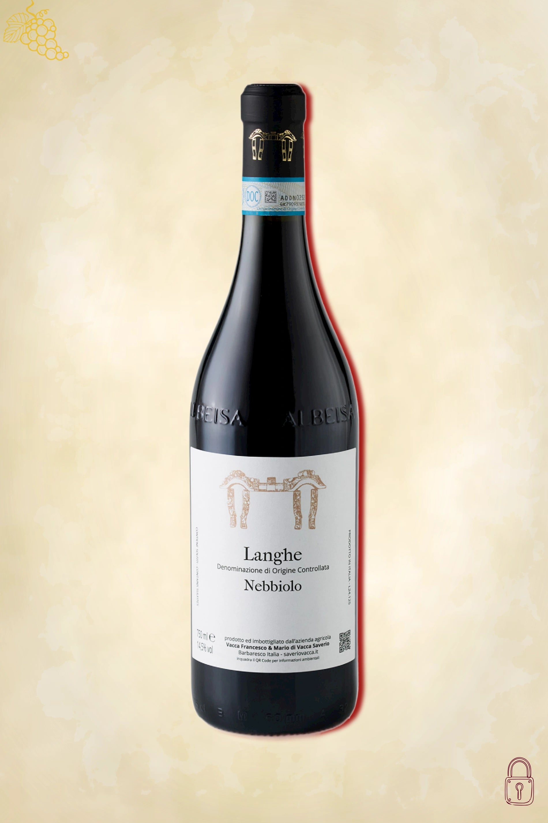 Saverio Vacca Langhe Nebbiolo 2020 – premium rode wijn uit Barbaresco