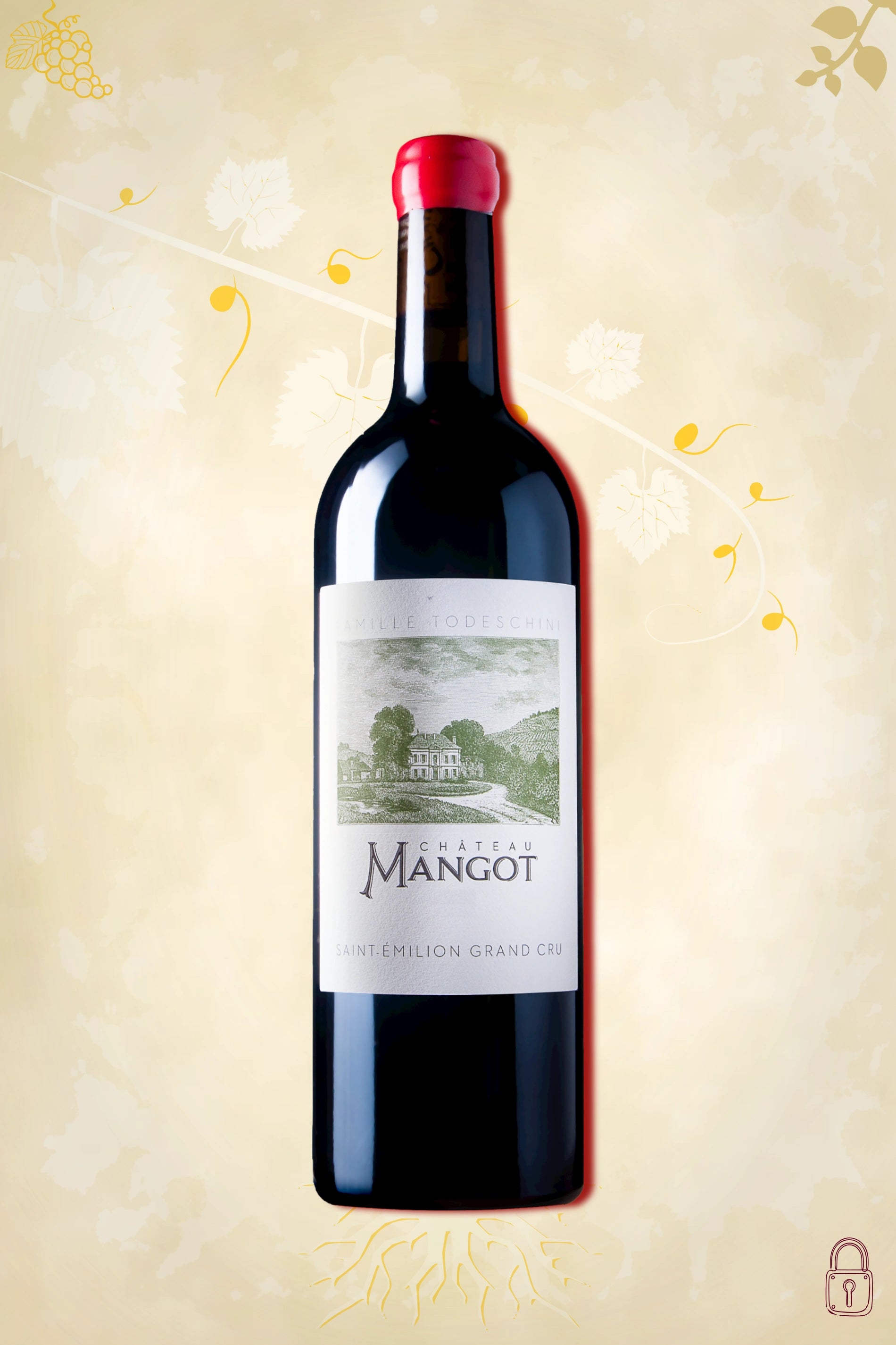 Fles Château Mangot (2020) – rode wijn uit Saint-Émilion