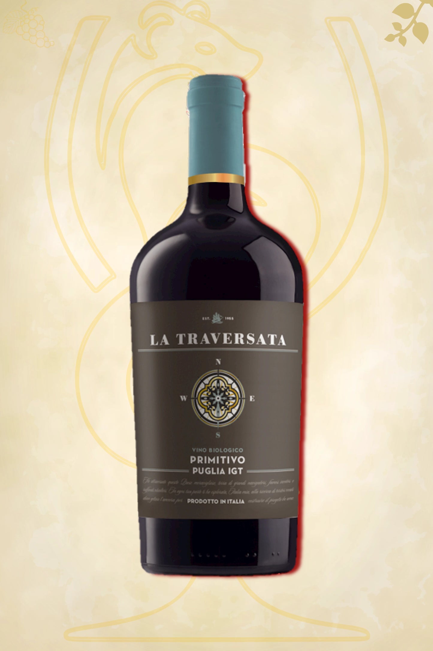 La Traversata – Primitivo (2023) – verfijnde rode wijn met karakter uit Italië