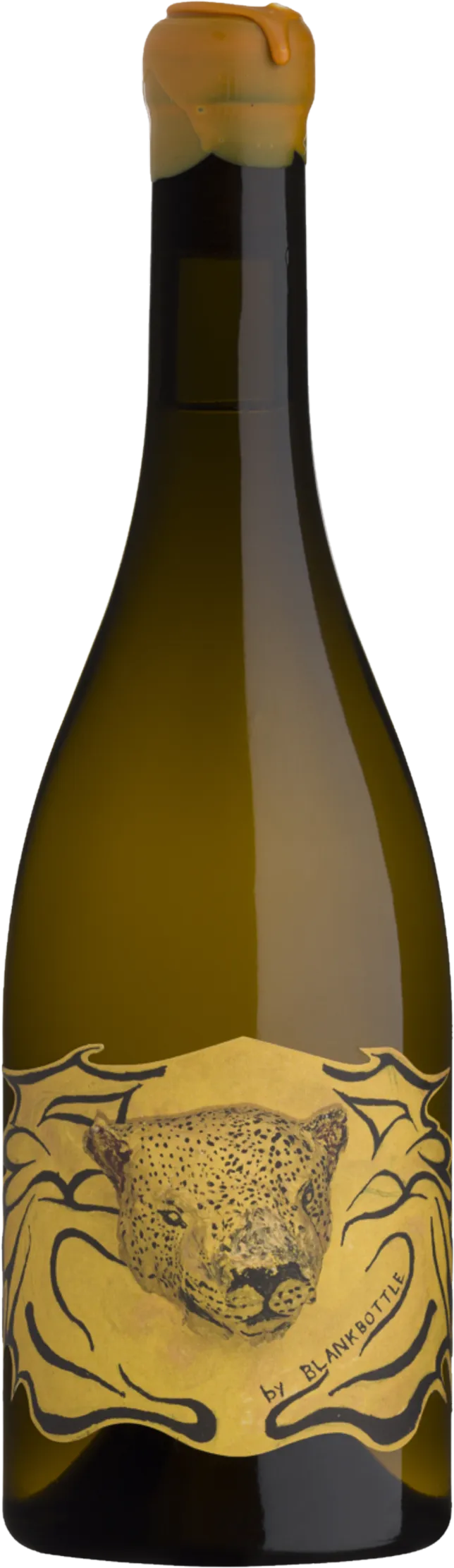Transparante weergave van Blank Bottle – TBC (NV) – fles witte wijn zonder achtergrond