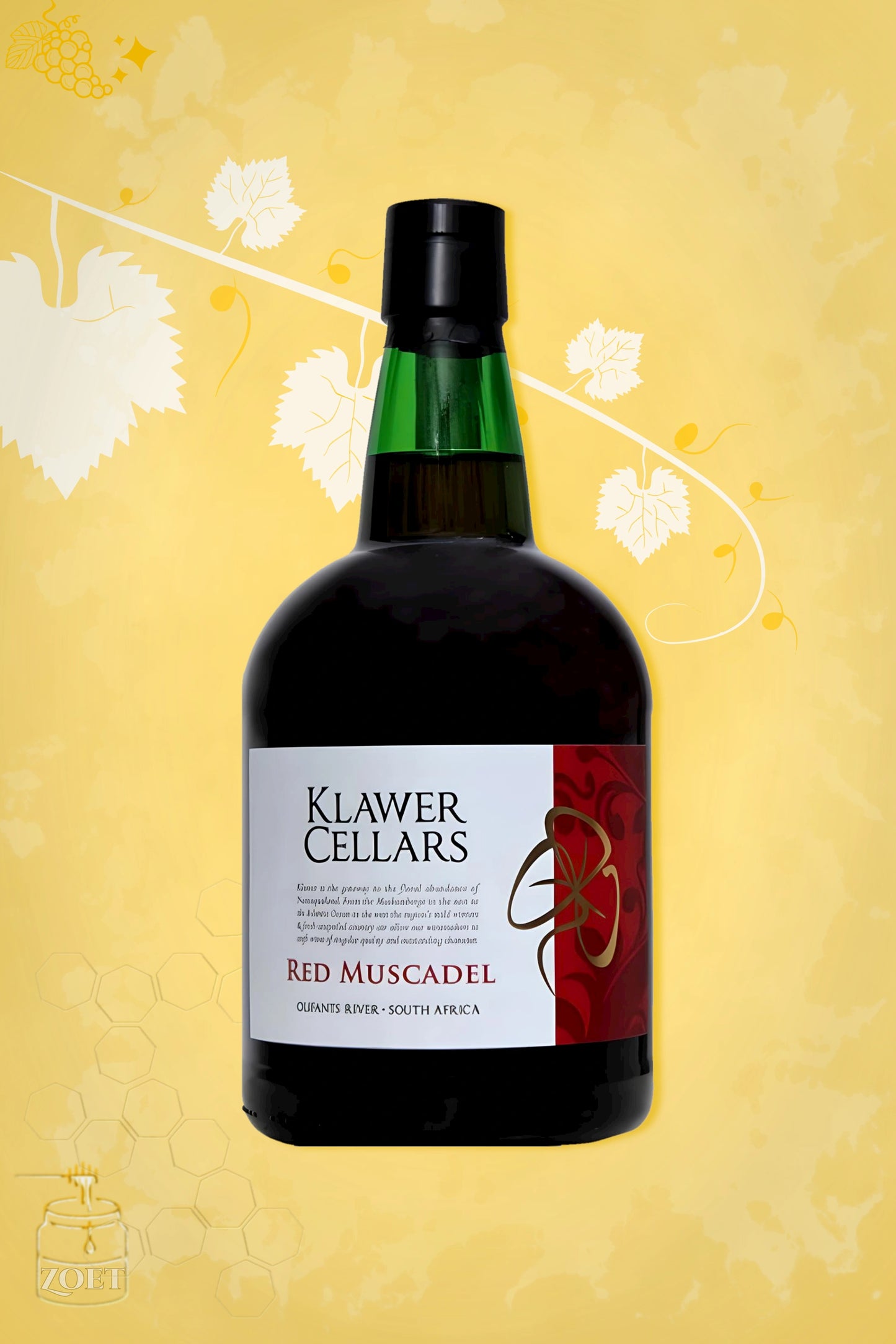 Klawer – Red Muscadel (2021) – luxe zoet met gouden gloed