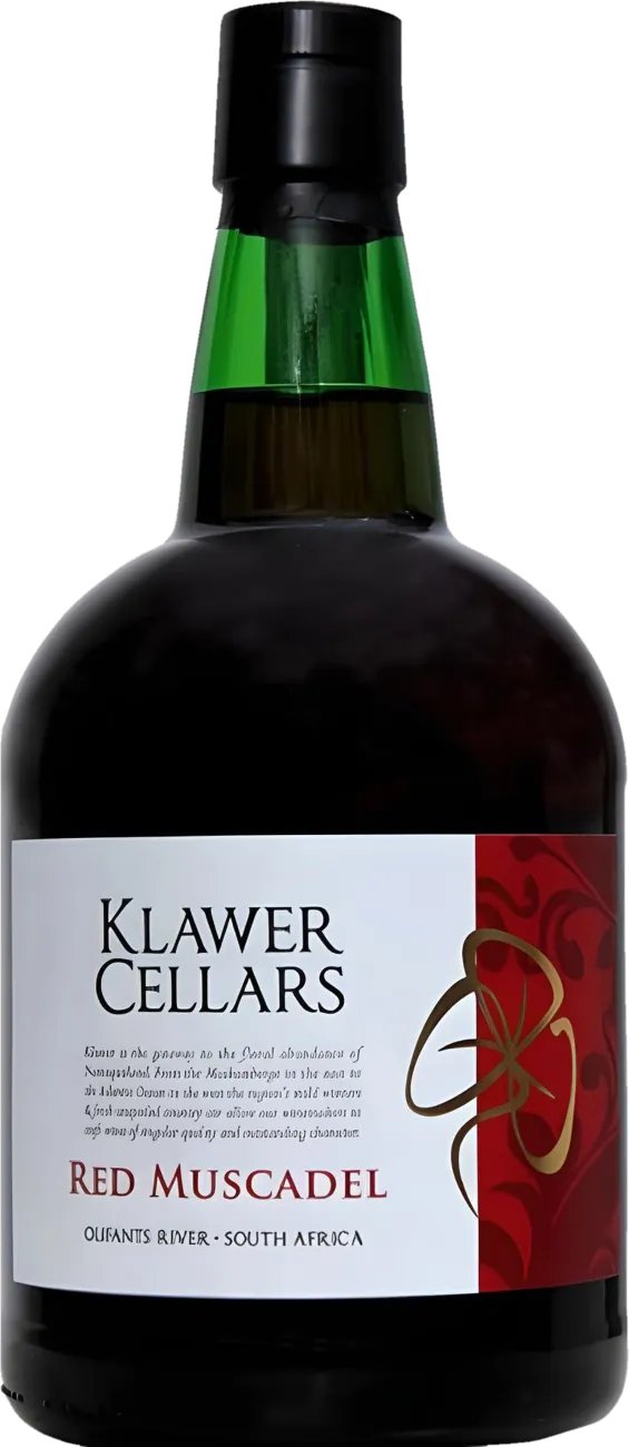 🫙 Klawer – Red Muscadel (2021): transparante flesweergave van zoet uit Zuid-Afrika