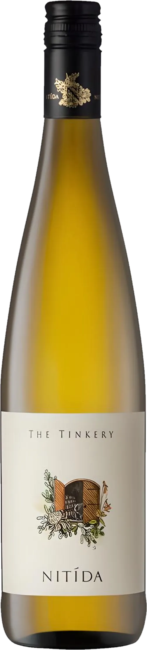 Productfoto zonder achtergrond: Nitida – The Tinkery Gewurztraminer (2023), witte wijn uit Cape Town