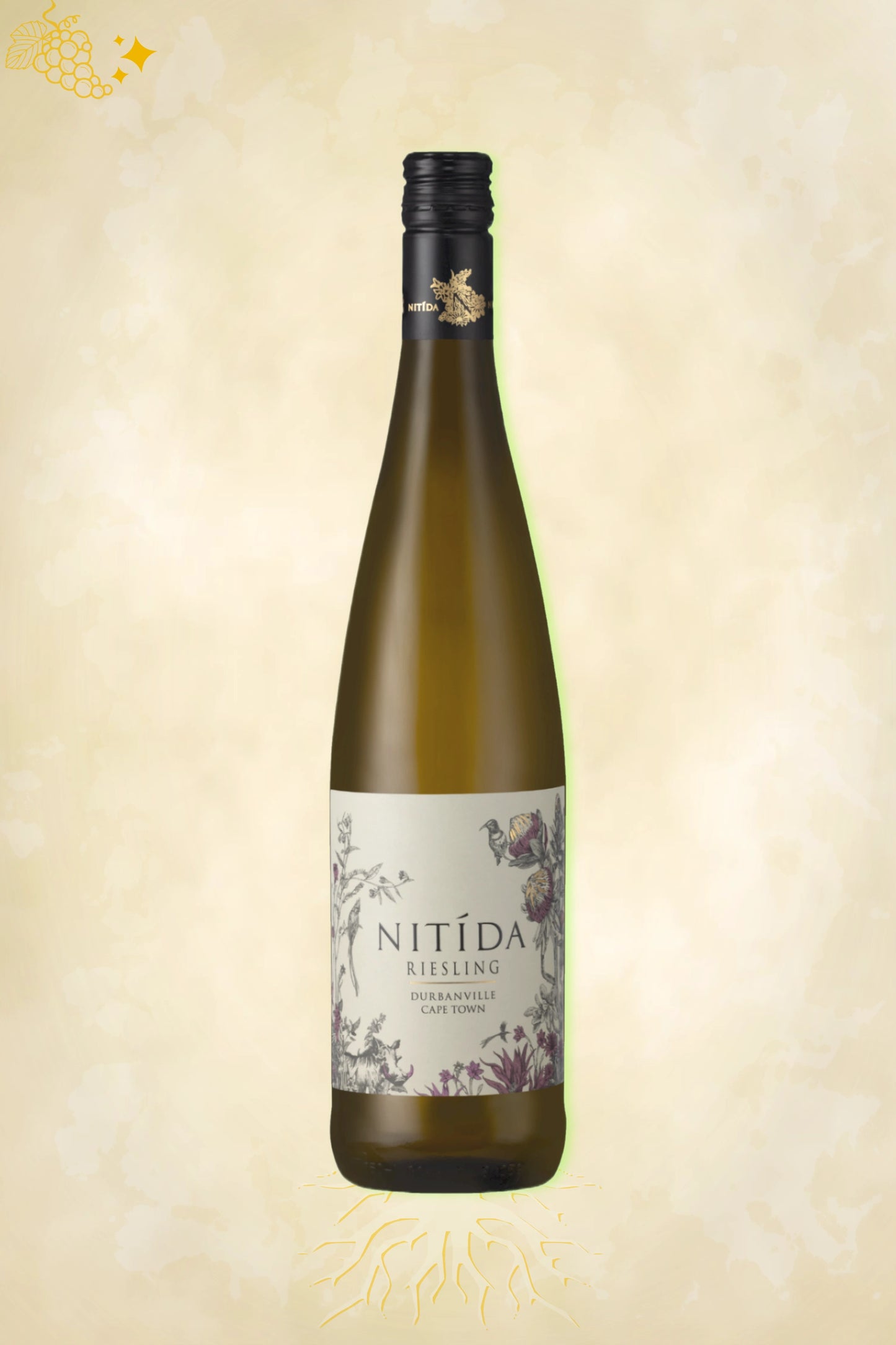 Authentieke witte wijn – Nitida – Riesling (2023) uit Cape Town