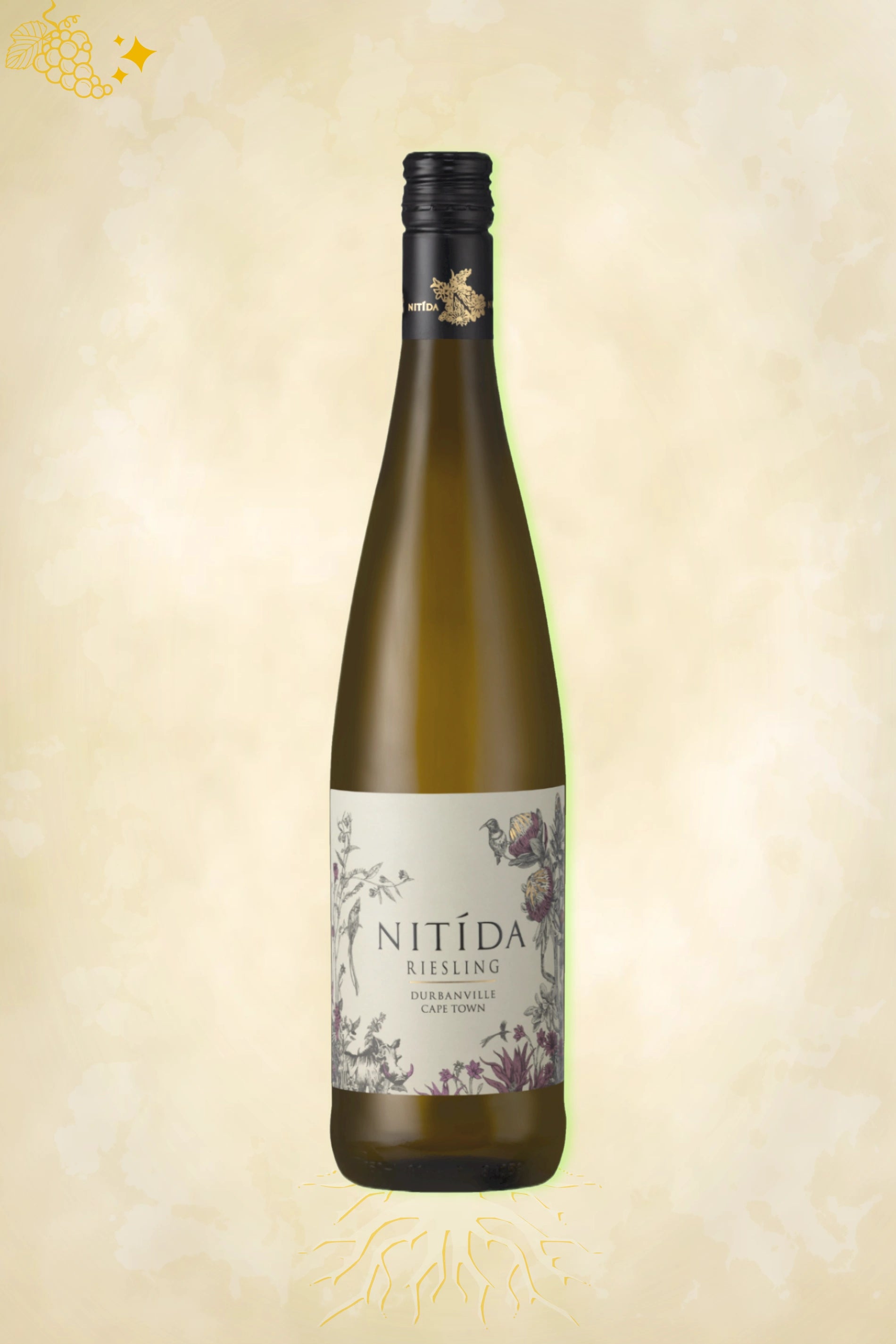 Authentieke witte wijn – Nitida – Riesling (2023) uit Cape Town