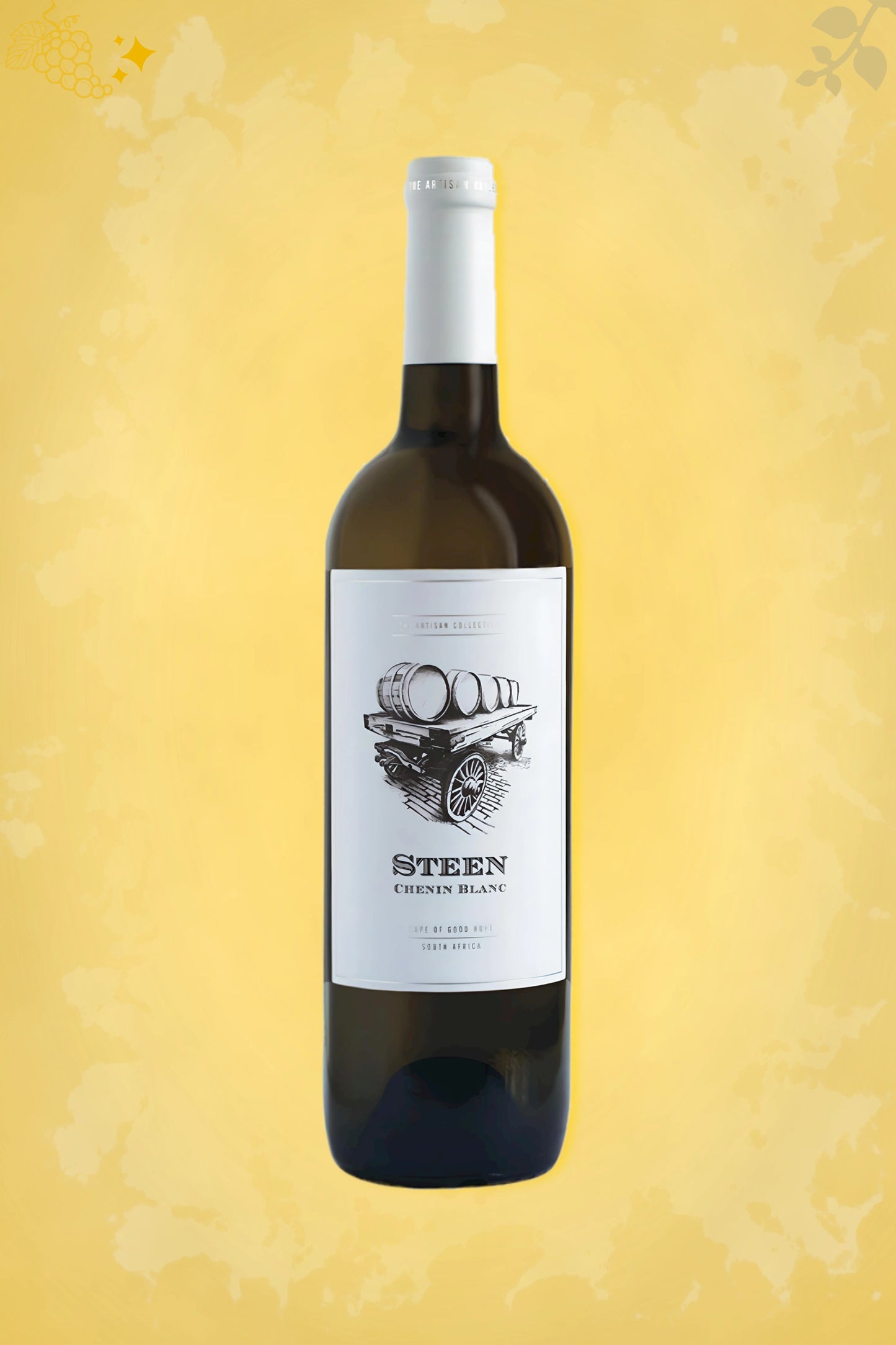 The Artisan Collection – Steen Chenin Blanc (2023) – exclusieve witte wijn op gouden achtergrond