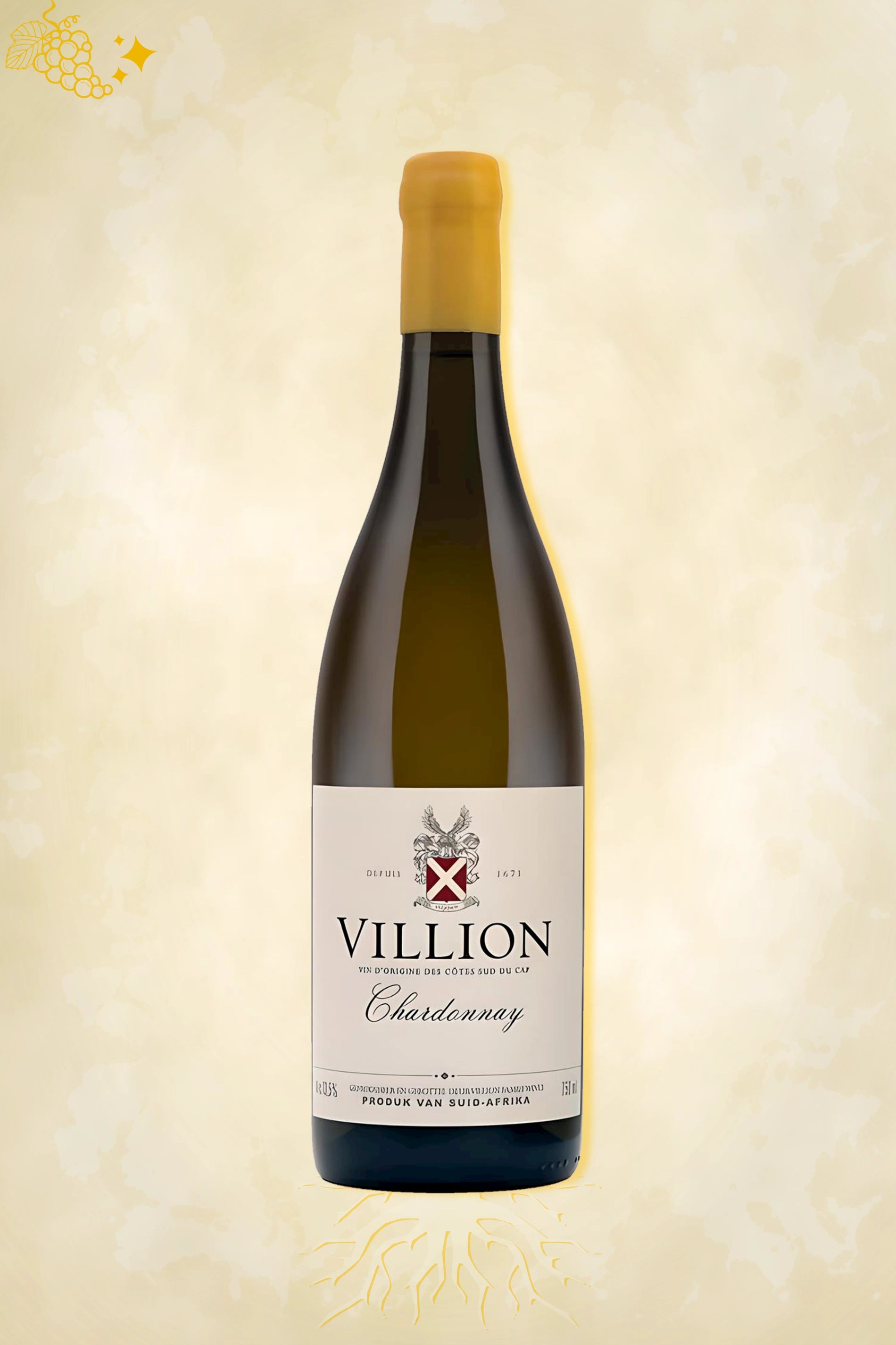 Villion – Chardonnay (2022) – premium witte wijn uit Cape South Coast