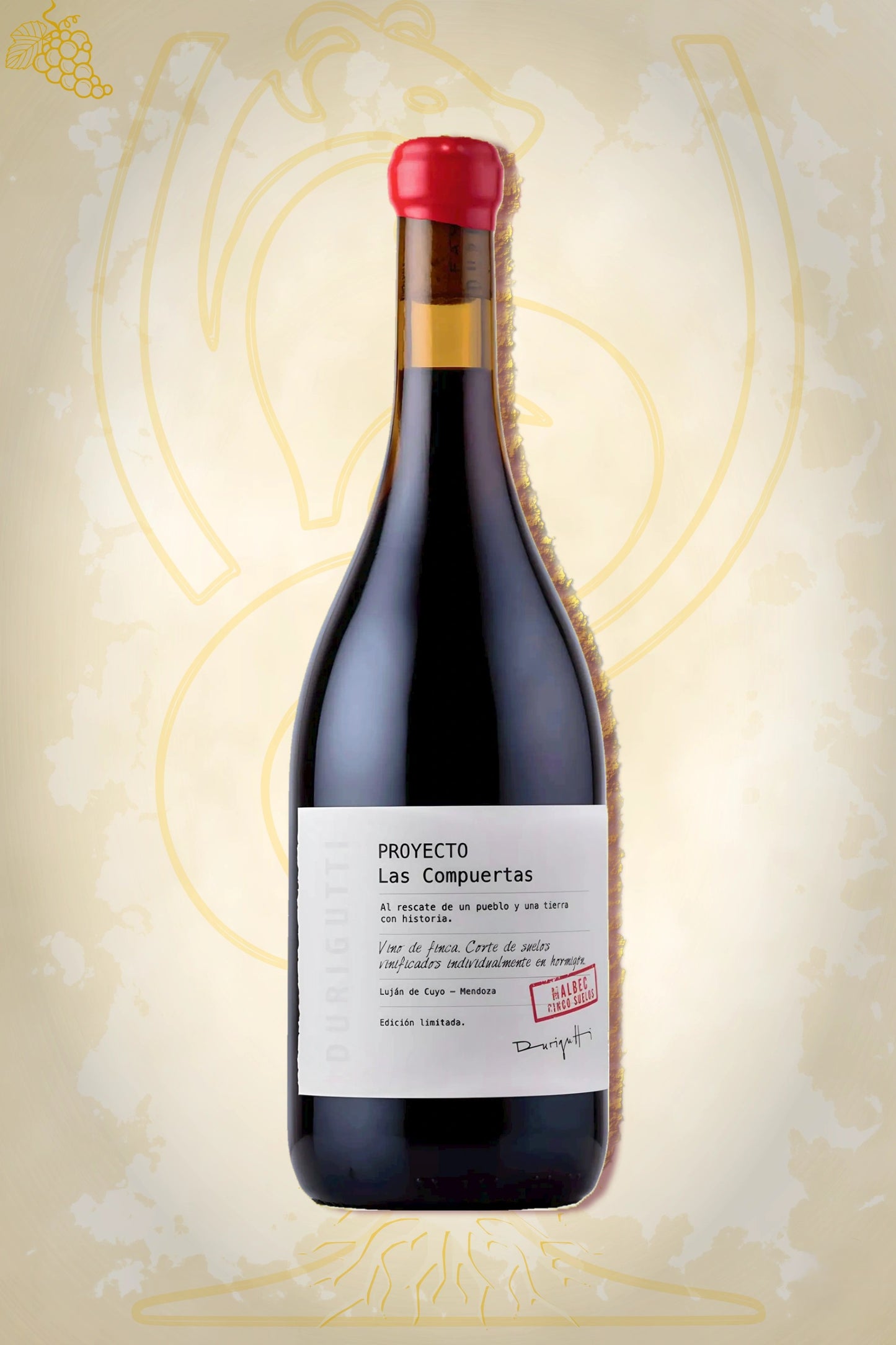 Durigutti 5 Suelos Malbec 2023 – premium rode wijn uit Mendoza Argentinië