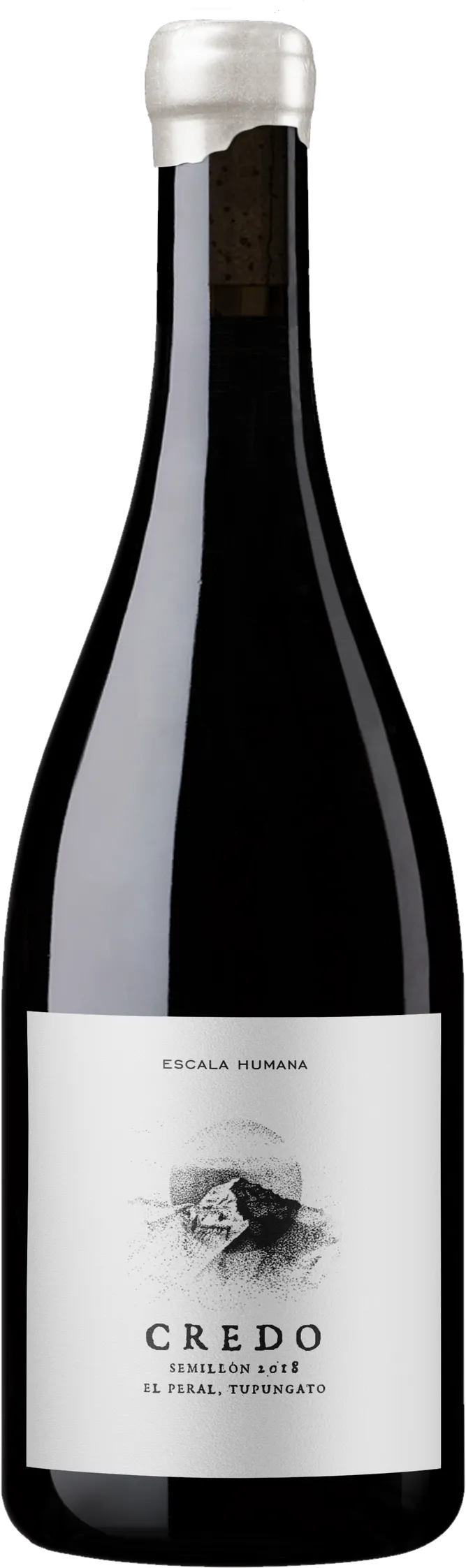 Packshot: Escala Humana – Credo Sémillon (2021) (witte wijn) transparant weergegeven