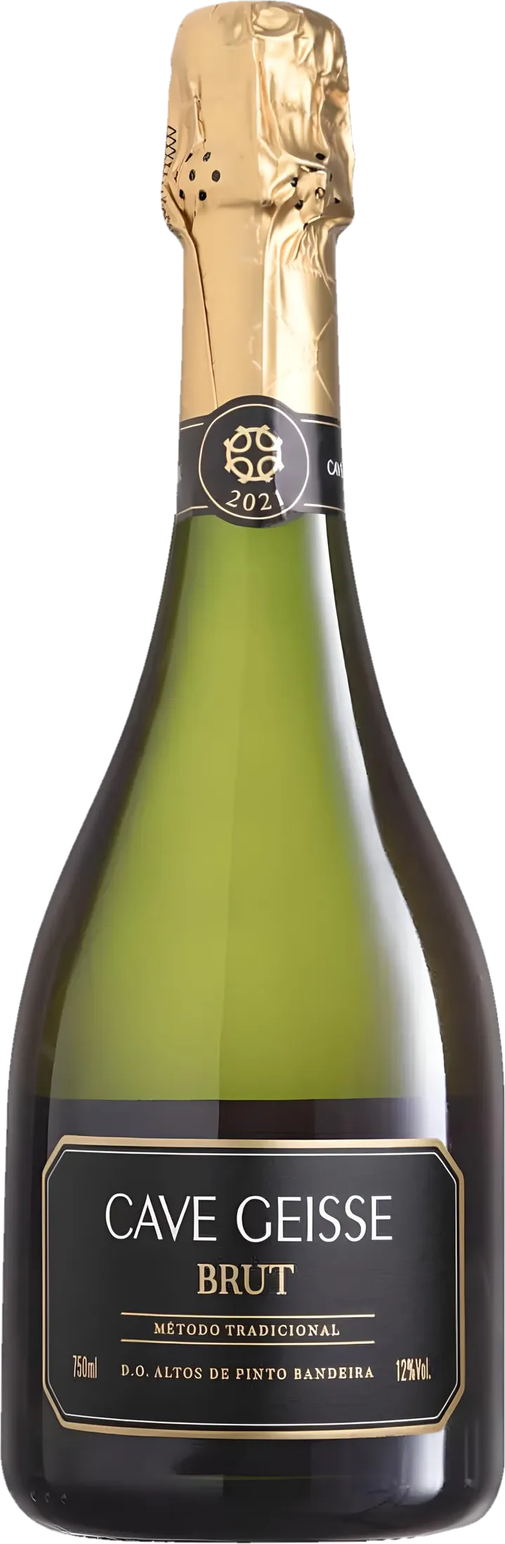 Packshot: Cave Geisse – Brut (2022) (mousserend) transparant weergegeven