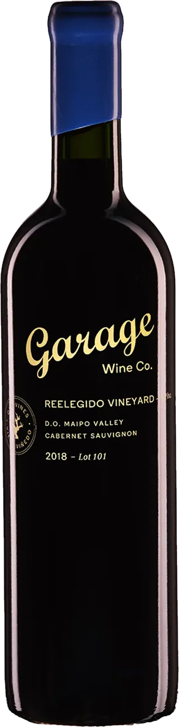 Vrijstaand beeld van Garage Wine Co – Parcels Reelegido Cabernet Sauvignon (2019) – rode wijn zonder visuele afleiding