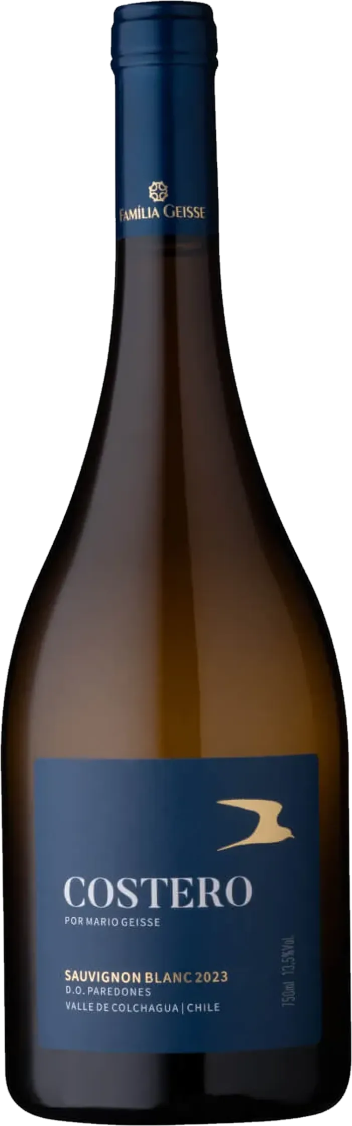 Vrijstaand beeld van Mario Geisse – Costero Sauvignon Blanc (2023) – witte wijn zonder visuele afleiding