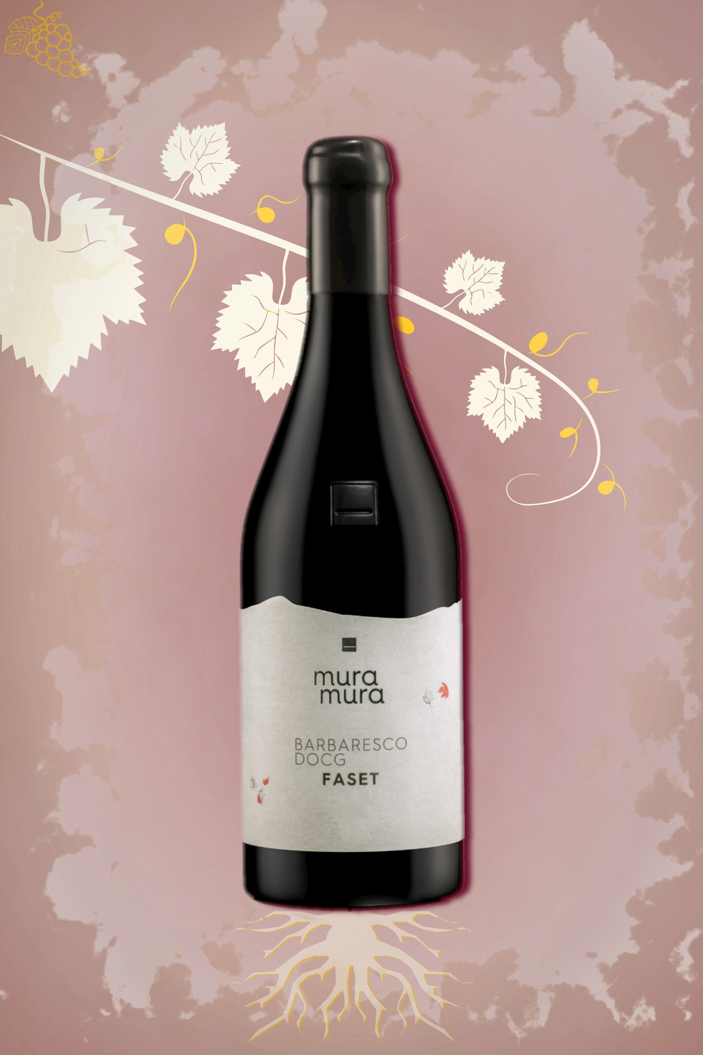 Premium presentatie: Mura Mura – Faset Barbaresco (2019) met robijnrode tint