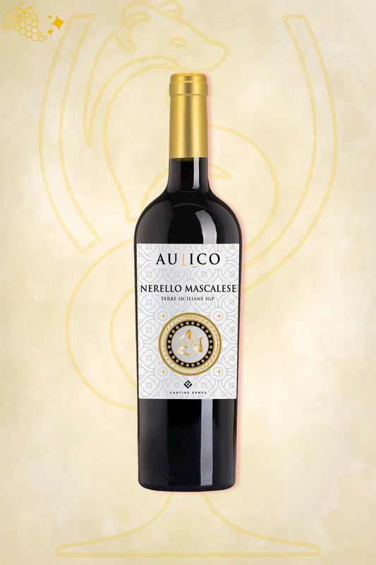 Fles Cantine Ermes – Aulico Nerello Mascalese (2023) – rode wijn uit Italië