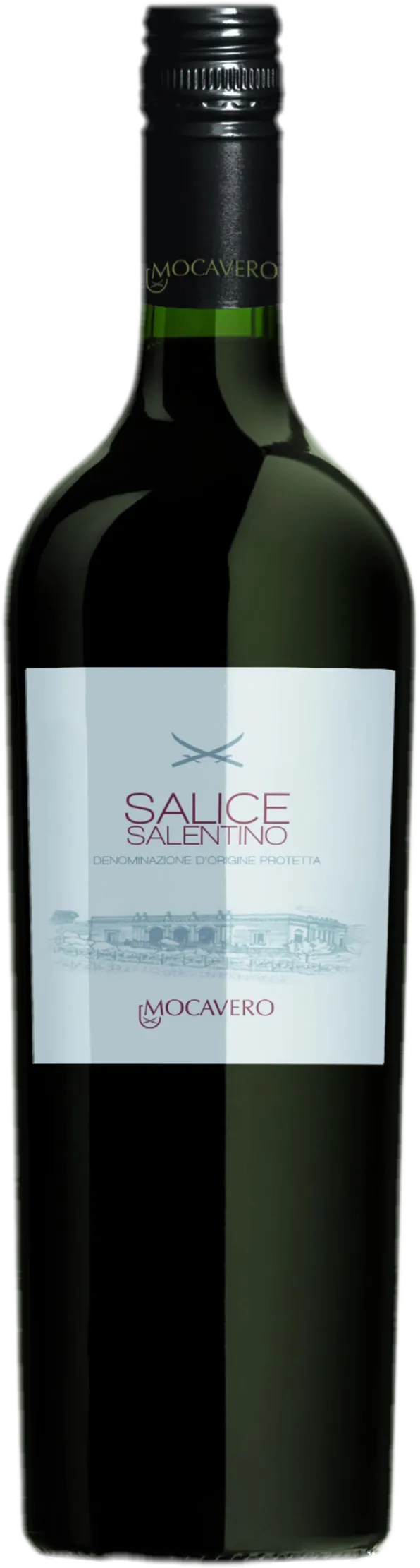 Packshot: Mocavero – Salice Salentino (2020) (rode wijn) transparant weergegeven