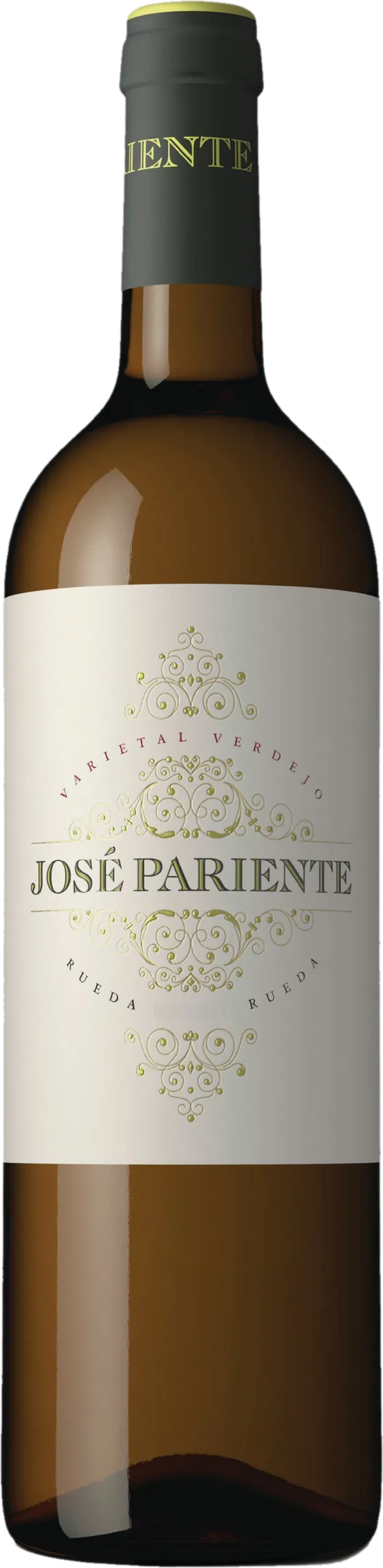 Jose Pariente – José Pariente Verdejo Rueda (2024) – exclusieve witte wijn op gouden achtergrond