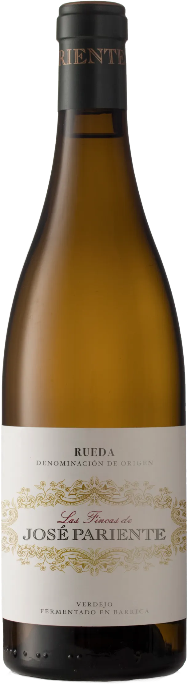 🫙 Jose Pariente – Las Fincas de JP Verdejo Rueda Organic (2023): transparante flesweergave van witte wijn uit Spanje