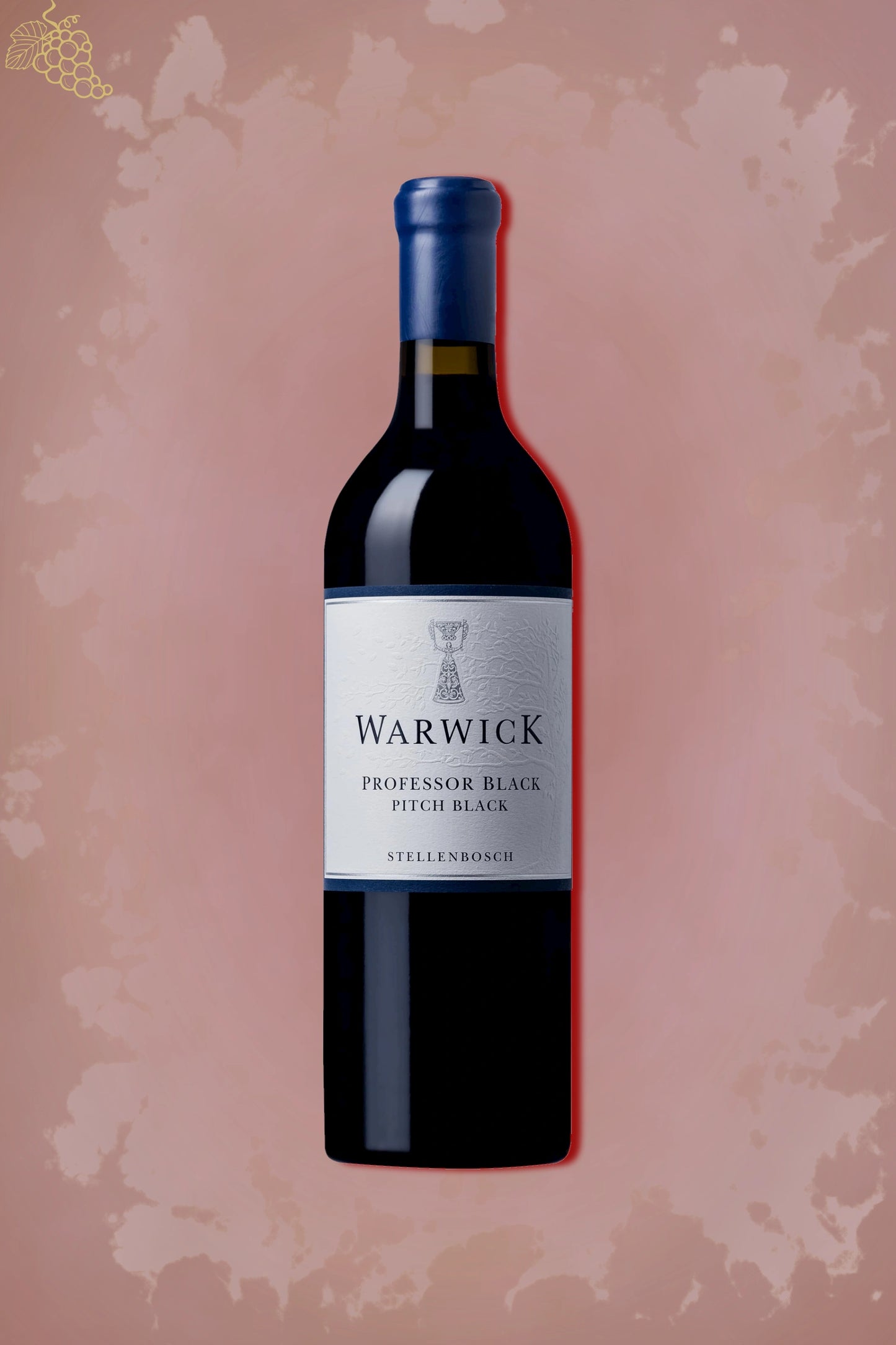 Premium presentatie: Warwick – Professor Black Pitch Black (2022) met robijnrode tint