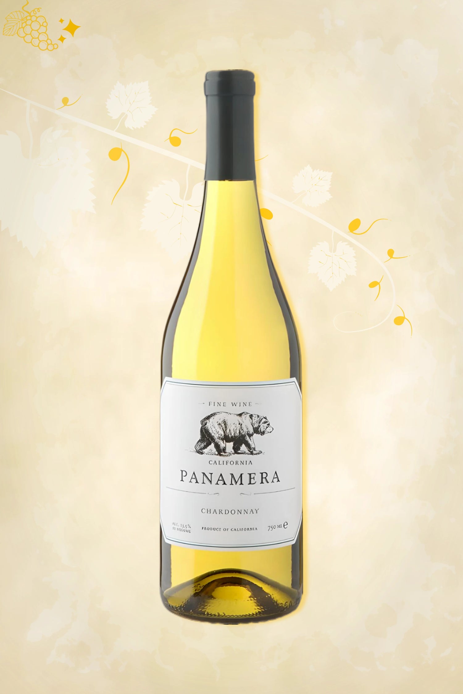 Fles Panamera - California Chardonnay (2023) – witte wijn uit California