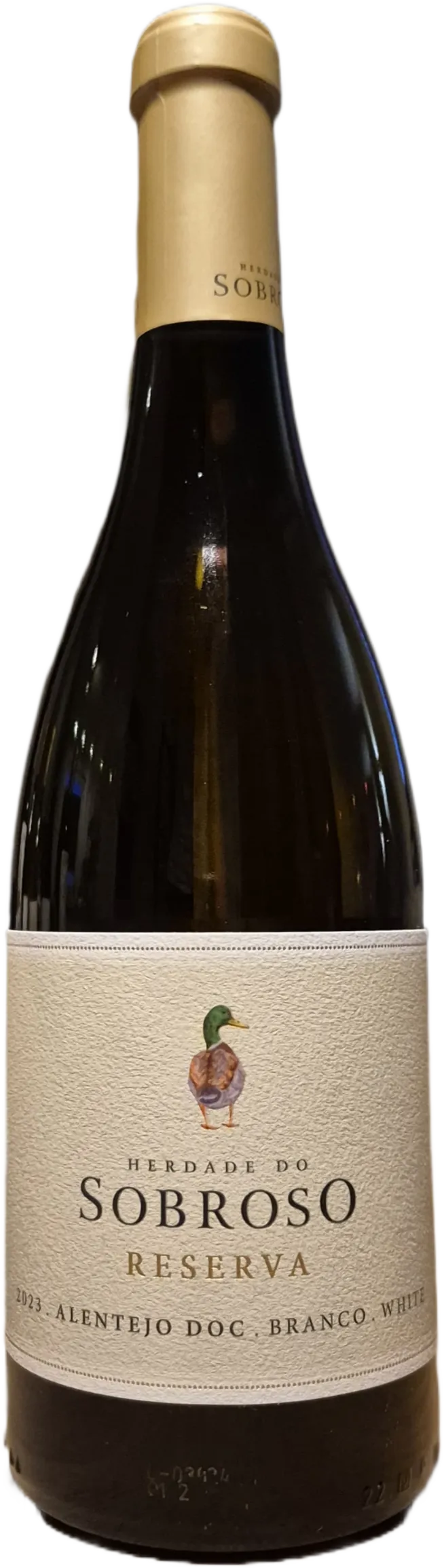 Packshot: Herdade do Sobroso - Reserva Tinto (2023) (rode wijn) transparant weergegeven