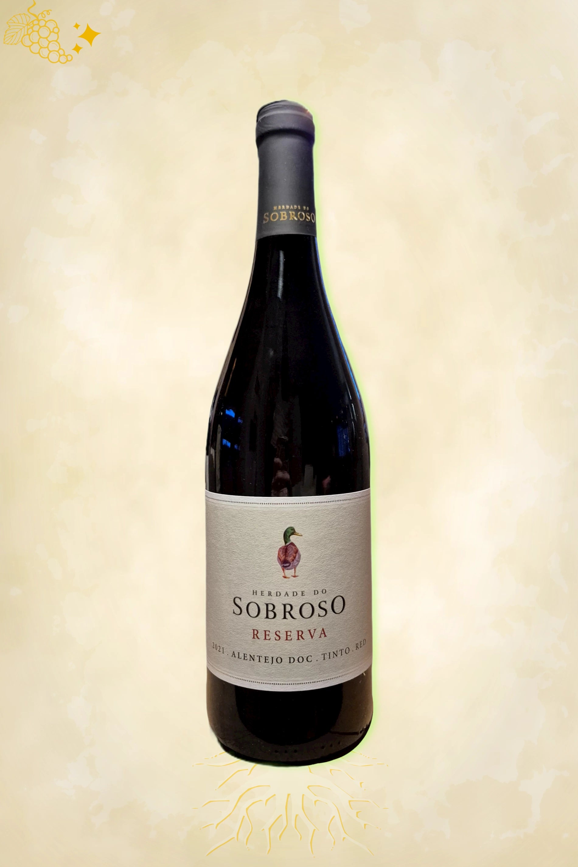 Fles Herdade do Sobroso - Reserva Branco (2023) – witte wijn uit Portugal