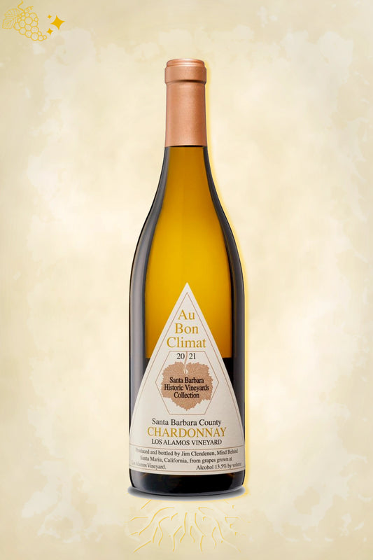 Authentieke witte wijn – Au Bon Climat - Chardonnay Los Alamos Vineyard (2021) uit Central Coast