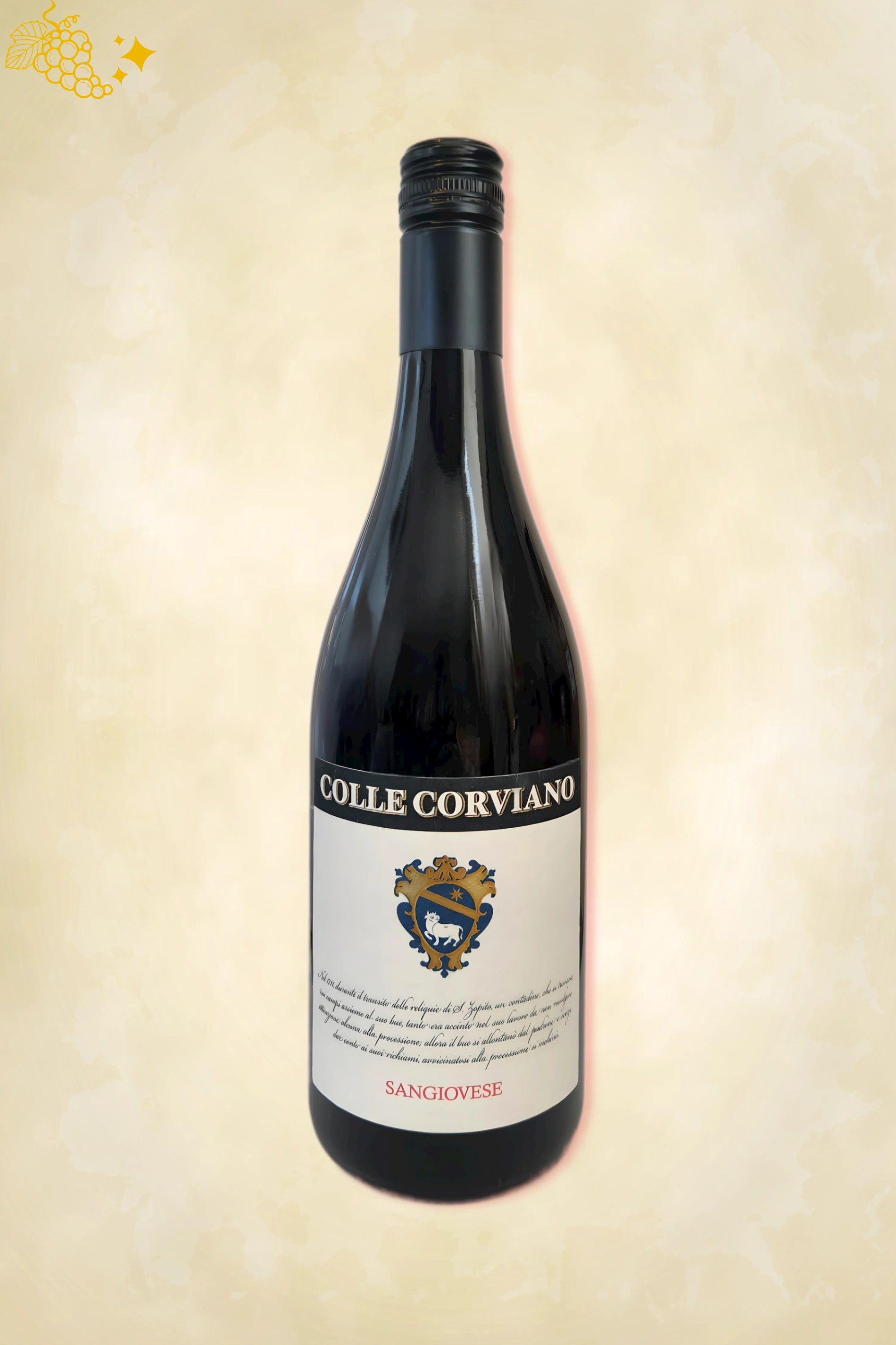 Authentieke sangiovese – Colle Corviano - Sangiovese Terre di Chieti IGT (2021) uit Abruzzo