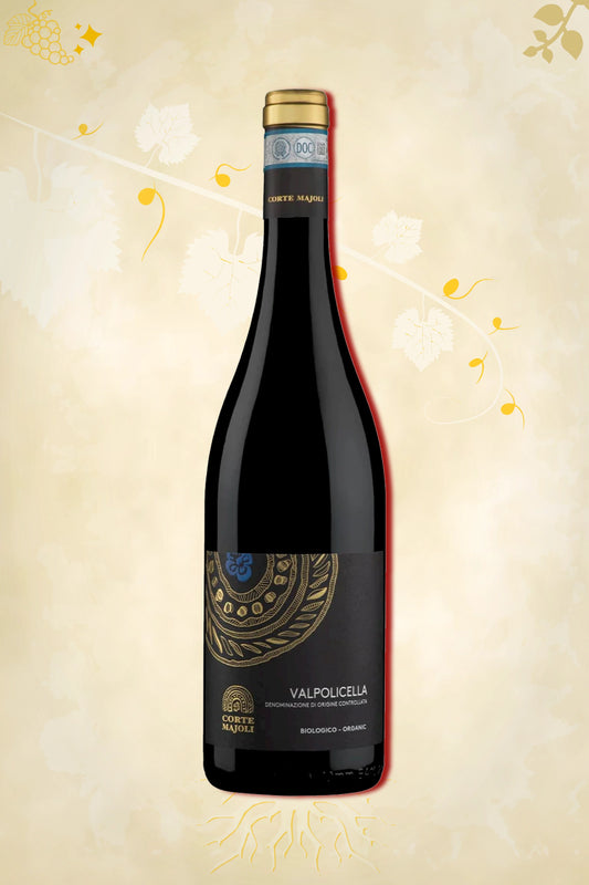 Authentieke blend van o.a. corvina – Tezza Corte Majoli - Valpollicella Superiore Ripasso (2021) uit Italië