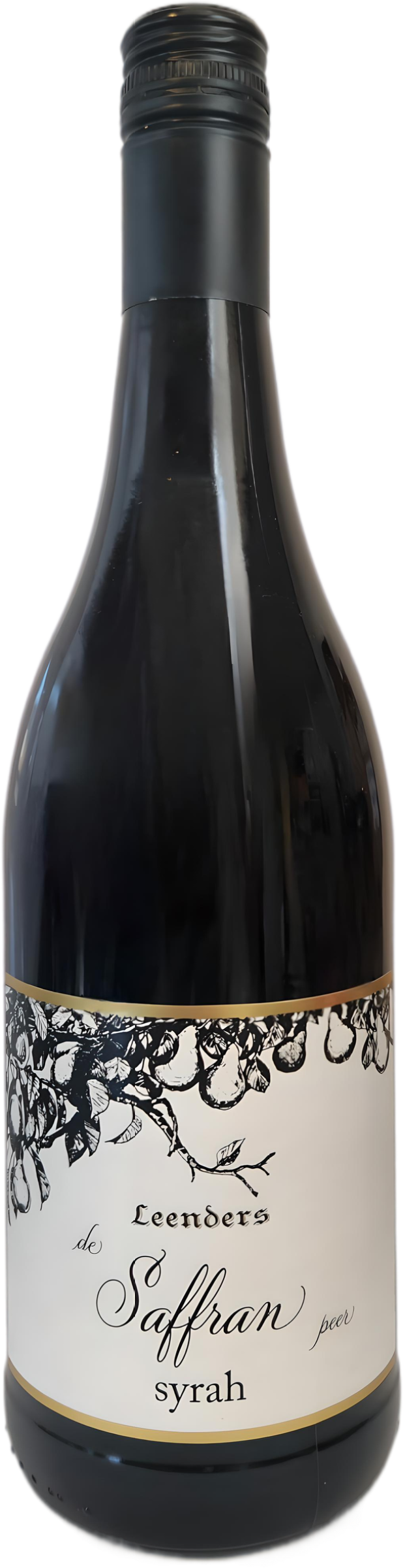 🫙 Leenders - Saffran Syrah (2023): transparante flesweergave van syrah uit Western Cape